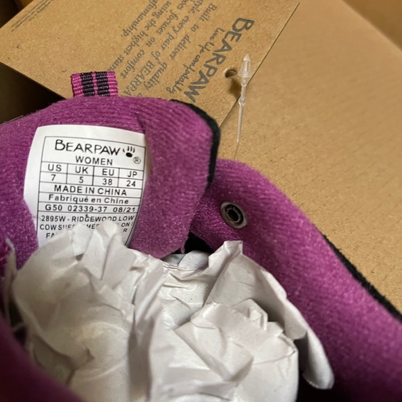 BEARPAW® Ridgewood Low Hiker Trail Shoe Sz 7 - Picture 3 of 4